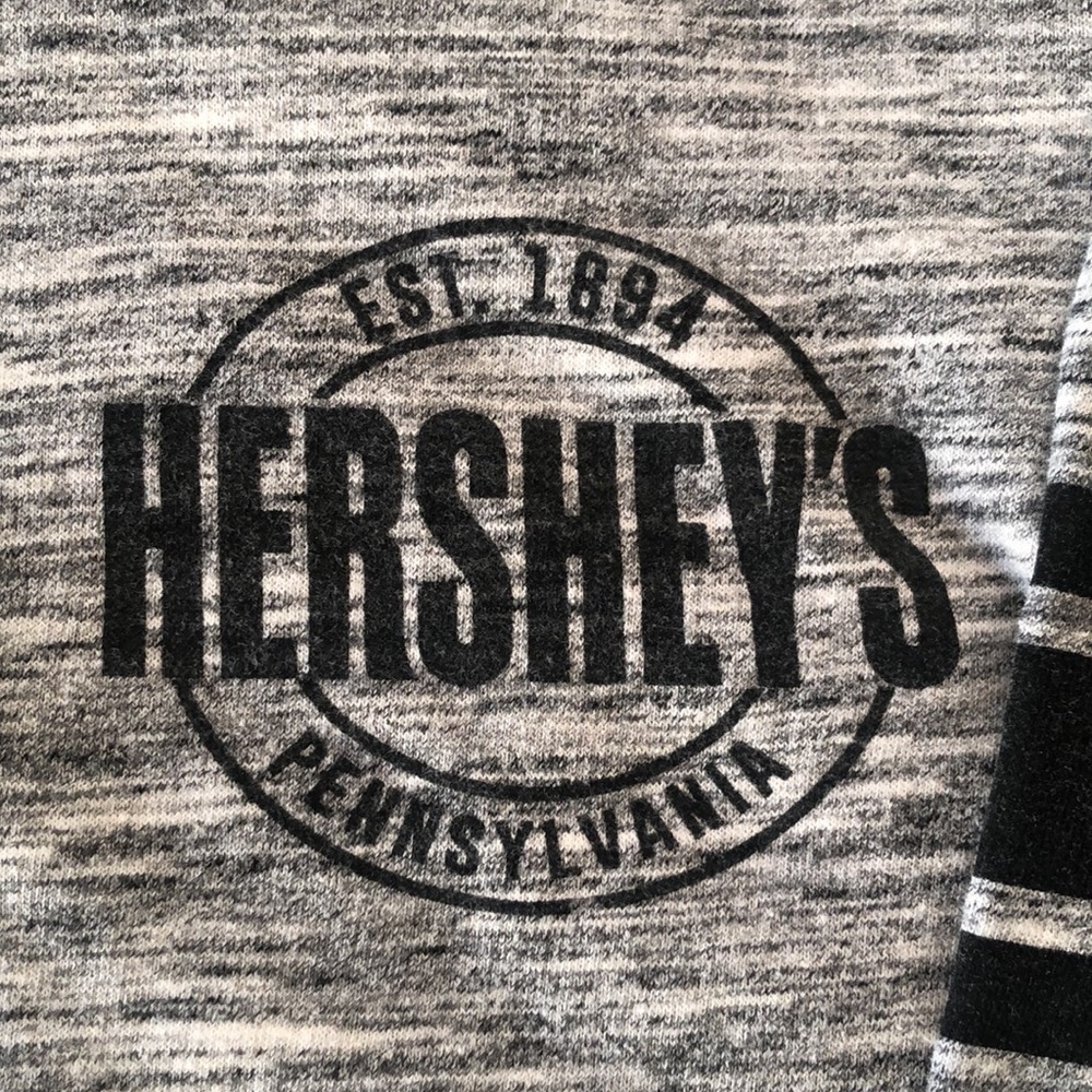Hershey’s Pullover Zip Hoodie, Gray - Picture 3 of 9
